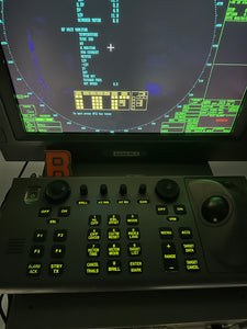 Furuno RCU-014 Marine Radar Control Unit Keyboard w/ Trackball (Used)
