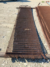 Load image into Gallery viewer, Grating 36&quot; x 20’ x 1&quot; Steel Bar Grating, Serrated (Used)
