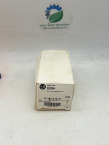Allen-Bradley 100039 800H-QRH2B 30mm Pilot Light, Blue, 800H PB (Open Box)