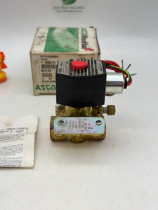 ASCO EF8210G094MBMO Solenoid Valve w/ Mount Brkt (New)