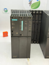Load image into Gallery viewer, Siemens Simatic S7-400 PLC Rack w/ 6 Mod (x2) CPU412-5H, PS407-10A, CP443-1 (Used)