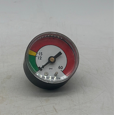 Ashcroft 9391-01 Pressure Gauge, 0-60 PSI, 1/4