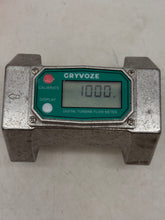 Load image into Gallery viewer, GRYVOZE 2-1/2 Inch Inline NPT Digital Turbine Flow Meter, 21-264 GPM (Used)