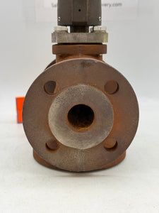 ARI-Armaturen 1-1/4" DN32 Globe Mixing Valve, 3-Way, Flanged, Cast Iron, PN16 (Used)