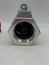Load image into Gallery viewer, GRYVOZE 2-1/2 Inch Inline NPT Digital Turbine Flow Meter, 21-264 GPM (Used)
