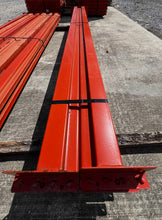 Load image into Gallery viewer, Pallet Rack Beam 120" x 4.5" 4-Stud New Style Teardrop *Lot of (8)* (Used)