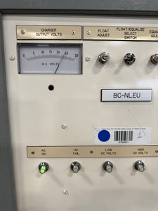 CPI Custom Power BCF-1230-120-1 Battery Charger, In: 120VAC Out: 24VDC 30A (Used)