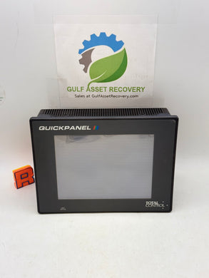 GE Fanuc Total Control QPI21100S2P QuickPanel w/ QPI-GEG-201 (Works-For Parts)