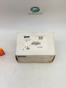 Parker 8MSC6N-316 A-LOK Male Connector, 1/2" Tube x 3/8" MNPT *Box of (30)* (New)