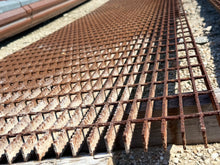 Load image into Gallery viewer, Grating 36&quot; x 20’ x 1-1/4&quot; Steel Bar Grating, Serrated (Used)