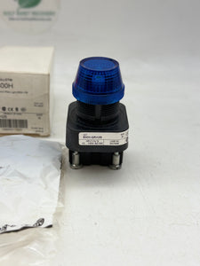 Allen-Bradley 100039 800H-QRH2B 30mm Pilot Light, Blue, 800H PB (New)