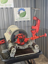 Load image into Gallery viewer, Ridgid 26092 1224 Threading Machine w/ Foot Switch, Wheel And Tray Stand, 120V (Used)