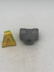 Pipe Fitting 1/2" 3M Tee, Galvanized Iron, 489AAA, A/SA105, B16 *Lot of (17)* (No Box)