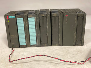 Siemens 6ES7153-1AA03-0XB0 Simatic S7 ET 200M I/0 System w/ (6) Modules (Used)