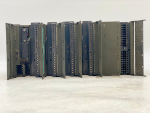 Siemens 6ES7153-1AA03-0XB0 Simatic S7 ET 200M I/0 System w/ (6) Modules (Used)