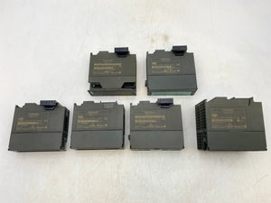 Siemens 6ES7153-1AA03-0XB0 Simatic S7 ET 200M I/0 System w/ (6) Modules (Used)
