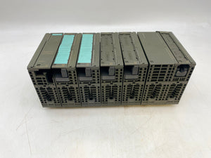 Siemens 6ES7153-1AA03-0XB0 Simatic S7 ET 200M I/0 System w/ (6) Modules (Used)