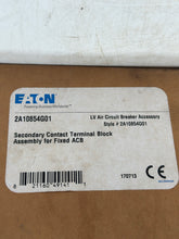 Load image into Gallery viewer, Eaton 2A10854G01 Secondary Contact Terminal Block Asy f/ Fixed ACB, No Hardware (Open Box)