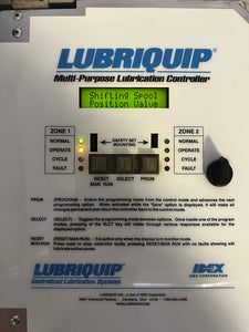 Lubriquip 492-030-51 Multi-Purpose Lubrication Controller, 115VAC (Used)