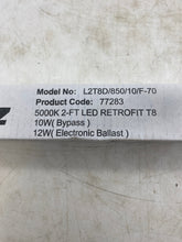 Load image into Gallery viewer, Topaz 77283 2&#39; LED Retrofit T8 Bulb *Lot of (10) Bulbs* (Open Box)