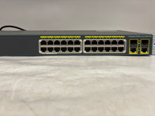 Load image into Gallery viewer, Cisco WS-C2960-24PC-L Catalyst 2960 Series PoE-24 Ethernet Network Switch (Used)