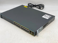 Load image into Gallery viewer, Cisco WS-C2960-24PC-L Catalyst 2960 Series PoE-24 Ethernet Network Switch (Used)
