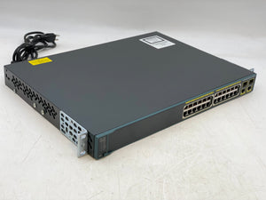 Cisco WS-C2960-24PC-L Catalyst 2960 Series PoE-24 Ethernet Network Switch (Used)