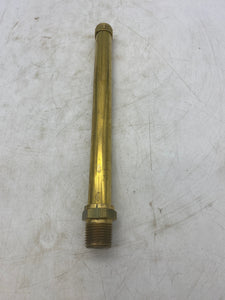 LDI G323-4 Oil Sight Gauge, 1/2' Male NPTF Thread, 7 1/2" Brass, Vented (Open Box)