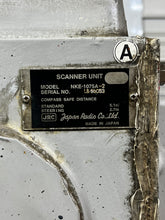 Load image into Gallery viewer, JRC NKE-1075-2 Scanner Unit, w/ NJU-63 Performance Monitor, 220 VAC (For Parts)