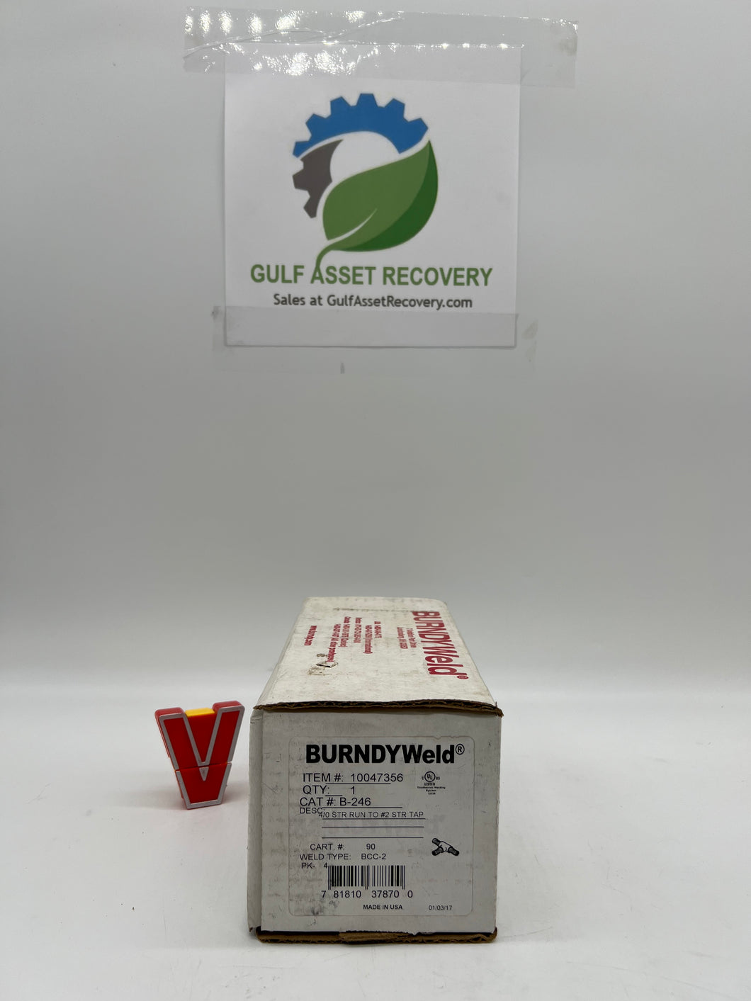 Burndy-BURNDYWeld 10047356 B-246 Exothermic Grounding Mold (Open Box)