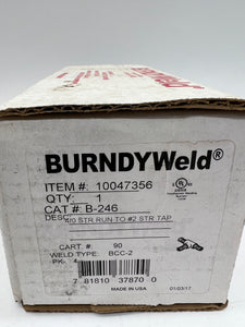 Burndy-BURNDYWeld 10047356 B-246 Exothermic Grounding Mold (Open Box)