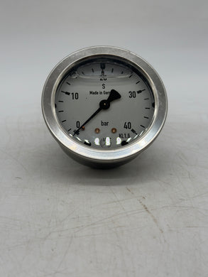 IMT 0-40 BAR Pressure Gauge, Liq Fill, 2
