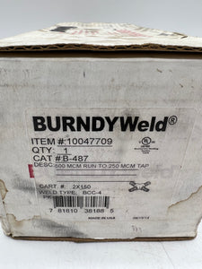 Burndy-BURNDYWeld 10047709 B-487 Exothermic Grounding Mold (Open Box)