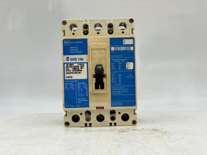 Cutler-Hammer EHD3100 Circuit Breaker, 100A, 3P (Used)
