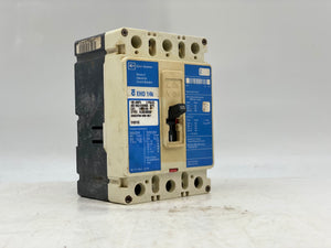 Cutler-Hammer EHD3100 Circuit Breaker, 100A, 3P (Used)