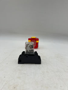 Camsco MY4 2-M4X10 Socket Relay, 24VDC, *Lot of (8)* (Used)
