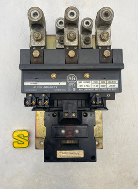 Allen-Bradley 702-F0D93 Size 5 Starter w/ 110/120VAC Coil (Used)