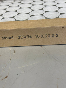 Air Handler 2DVR4 12x20x2 Air Filter *Box of (12)* (New)