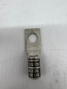 Burndy 518244 YA26L6BOX Compression Terminal, 2/0 AWG, *Box of (15)* (Open Box)