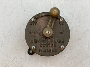 Cooper Crouse-Hinds Pauluhn 833 General Alarm Switch (Used-No Gasket)
