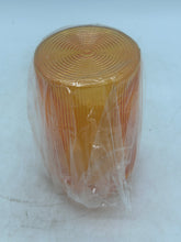Load image into Gallery viewer, RAB GL100PGA Permaglobe 100 Series Amber Prismatic Flat Bottom Globe *Lot of (7)* (New)