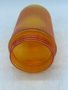 RAB GL100PGA Permaglobe 100 Series Amber Prismatic Flat Bottom Globe *Lot of (7)* (New)