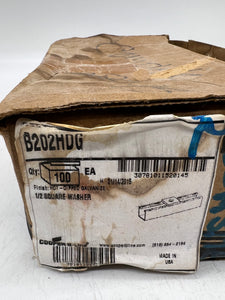 Cooper B-Line B202HDG Square Washer, 1/2" *Box of (72)* (Open Box)