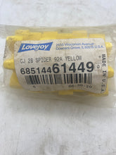 Load image into Gallery viewer, Lovejoy CJ28-SPIDER-92A-YELLOW-URE Jaw Coupling Insert *Lot of (6)* (Open Box)