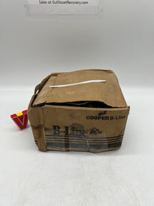 Cooper B-Line B2014PAALW/SS6 Alum Pipe Clamp, 2-7/8" OD *Box of (50)* (New)