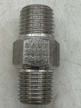 Load image into Gallery viewer, Parker 15K0101-4-4C Nipple 1/4" MNPT x 1/4" MNPT, 316SS (No Box)