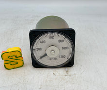 Load image into Gallery viewer, Yokogawa 103131LSSV AB40 AC Ammeter Panel Meter, 0-1200A AC (Used)