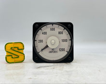 Load image into Gallery viewer, Yokogawa 103131LSSV AB40 AC Ammeter Panel Meter, 0-1200A AC (Used)