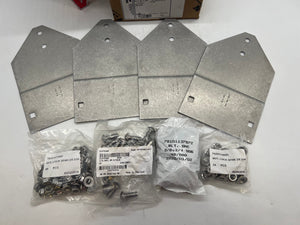 Cooper B-Line 9A-1026W/SS6 Alum Splice Plate *Box of (6) Sets* (New)