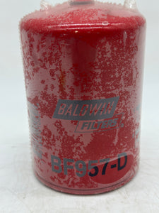 Baldwin BF957 (x1) BF957-D (x2) Spin-On Fuel Filter, *Lot of (3) Filters* (No Box)